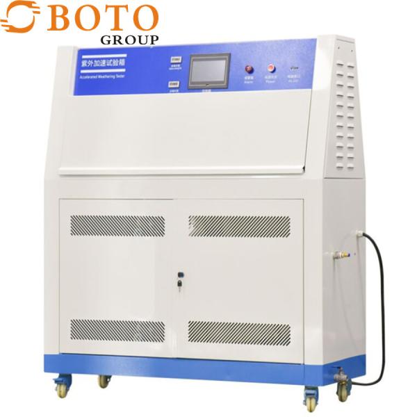 Cheap UV Irradiance Uniformity Material Aging Performance Testing Instrument 20-95%RH Humidity Range RT+10℃-70℃ Temperature Range for sale