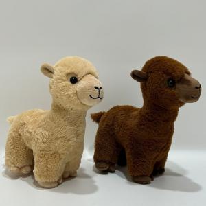 Best 2 CLRS Standing Llama Plush Toy Stuffed Alpaca BSCI Audit wholesale
