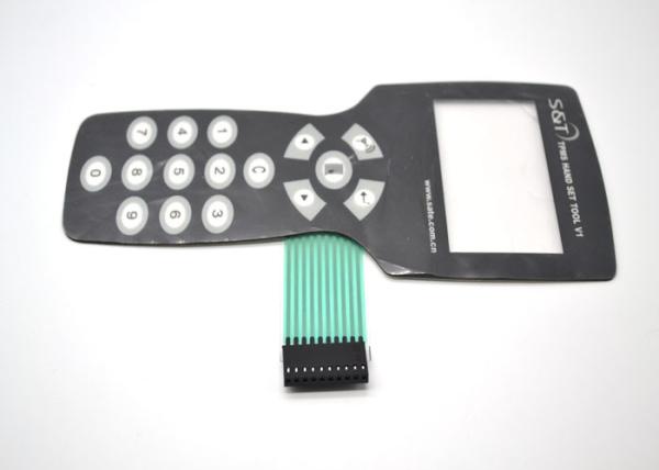 Cheap Embossed Tactile Membrane Switch Keypad For Remote Controller Anti - Microbial for sale