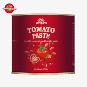 Best High-Quality 2024 Tomato Paste, Packed In 4500g Bulk Sachets With A 28-30 Brix Concentration wholesale