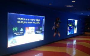 China High Resolution Backlit Light Box Displays Led Fabric Pop Up Display Full Color on sale