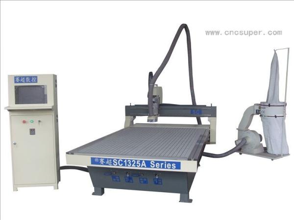 Cheap Woodworking CNC router SC 1325A WITH VACUUM TABLE AND DUST CLEAN SYSTEM for sale