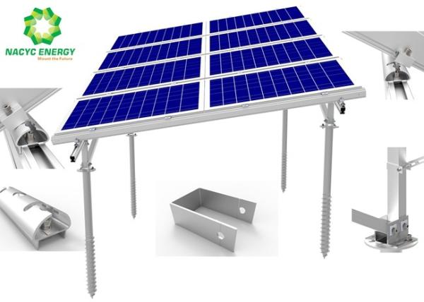 Cheap NO MOQ VIP  Solar Module Support Bracket For Solar Panel  Solar Rail  10kw Solar Power System  Solar Panel Clamp for sale