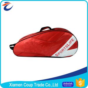 Oxford Fabric Materials Badminton Racket Bag Accommodate 3 - 6 Badminton Racket