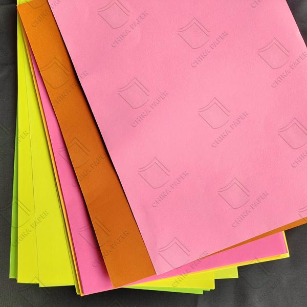 Cheap Premium Quality  Assorted Vibrant Color Custom Offset Paper And Bristol Board for sale