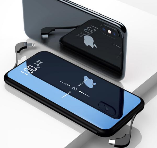 Cheap External Power Bank Qi Wireless Charger / Type C Micro USB Power Bank Charger for sale