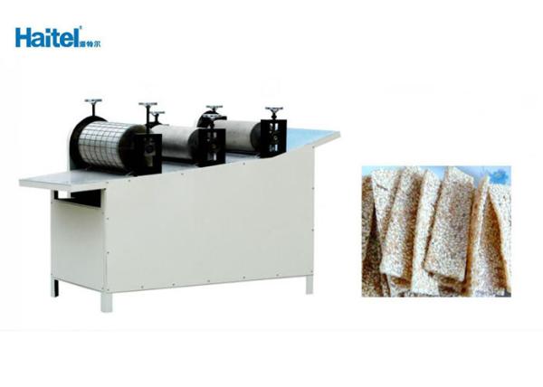Cheap Simple Structure Candy Molding Machine , Sesame Bar Candy Cutting Machine for sale