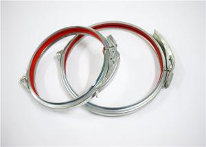 China Metal Quick Release Hose Clamp With Rubber , Joint System Quick Release Toggle Clamp on sale