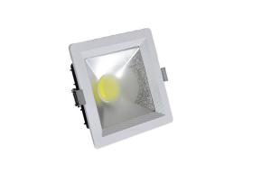 China Indoor Square 30W COB LED Downlight Dimmable Long Lifespan For Office / Workshop on sale