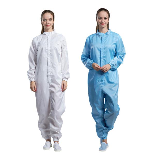 Cheap Embroidered Anti Static Garments With Snap Button Closure for sale