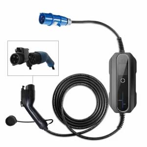 Best RoHS SAE J1772 Type 1 Mobile EV Portable Charger CEE Blue wholesale