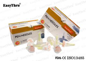 Best Yellow Disposable Painless Insulin Pen ,  30Gx8MM Injector Pen Needles wholesale