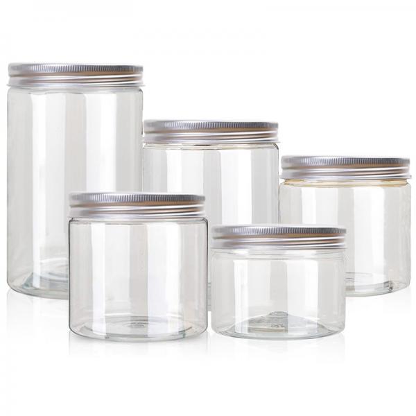 1360ml PET Empty Plastic Food Jars For Candy Snack