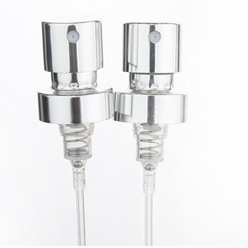 Cheap Empty Glass Perfume Bottles Aluminium Spray Pump 0.5ml for sale