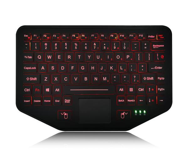 Cheap Rugged Vehicle Keyboard With Touchpad Backlit Scissor Switch Desktop for sale