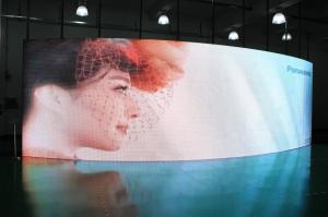China IP65 Curved LED Display P10 , Indoor LED Display Board NATIONASTAR Constant Current on sale