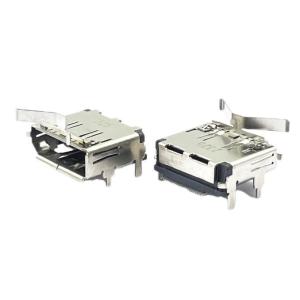 LCP 20P DisplayPort DP Socket Connector Solderable USB Plug With Spring
