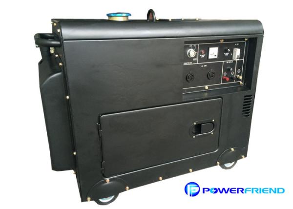 Cheap Air Cooled Small 5kva Diesel Generators / Portable Silent Generator For Residential for sale