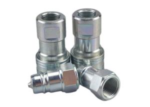 1/8 Inch Machinning NPT Shut Off Coupling , Quick Disconnect Coupling