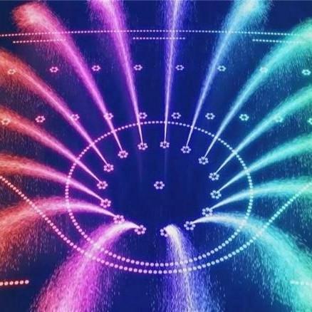 Cheap Full Color Large Floating Lake Fountain LED Lights for sale