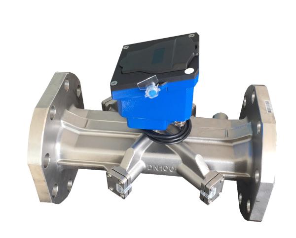Cheap Lora DN300 External Inline Ultrasonic Flow Meter Wireless Communication for sale