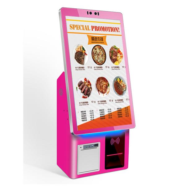 Cheap Custom Color Self Service Kiosk 21.5 Inch Screen with Optional parts QR Code/RFID for sale