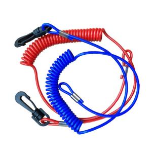 Best Jet Ski Boat Safety Kill Switch Lanyard Outboard Leash With Plastic Hook wholesale