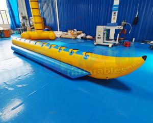 Best Blow Up Water Equipment Rowing Banana Inflatable Boat Toys wholesale