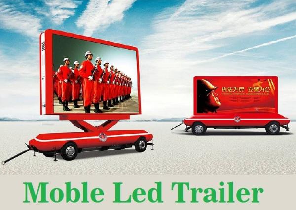 Cheap Premium Mobile Billboard Advertising PH10 Led Signs Windows 1024pixels for sale