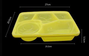 Best Fancy Disposable Plastic Lunch Boxes , Plastic Catering Trays With Lids And Lock wholesale