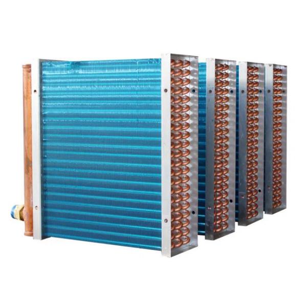 Copper Finned Tube Coil Heat Exchangers / Air Cooler Heat Exchanger ASME