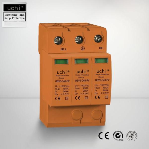 Cheap 1060V Pv Lightning Protection , Ups Power Surge Protector Self Protected Design for sale
