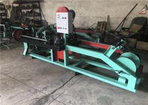 Double Strand Barbed Wire Fence Making Machine , High Speed Barbed Wire Machine