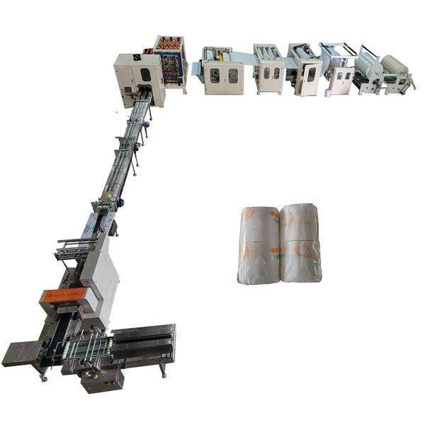 Cheap Full Automatic 2 Color Printing Small Kitchen Towel And Toilet Paper Roll Making Machine Production Line for sale