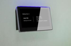 Best 3 Color LED Bar Inwall Mount Touch Tablet With NFC Reader For Time Attendance wholesale