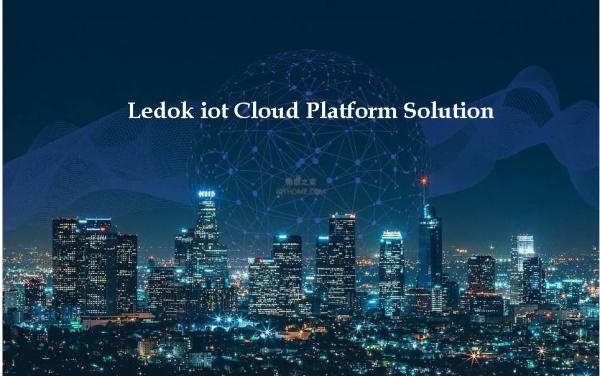 Sysolution IoT Smart Lamp Sign Solution, Ledok Cloud 4.0 Platform, integration