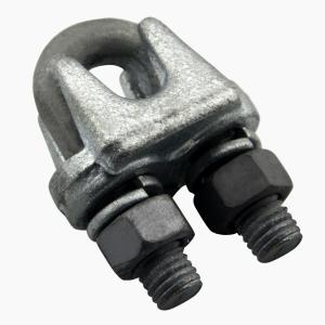 China Hot DIP Galvanized Guy Clips Wire Rope Clip U Bolt Connector For Pole Line Hardware on sale