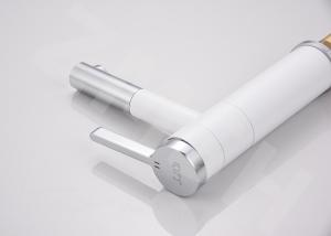 China Vacuum Plating Chrome Plated Wash Basin Faucet With Aerator on sale