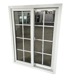 Best Rectangular UPVC Frame Slide Window Simple Design Adjustable Light Control wholesale
