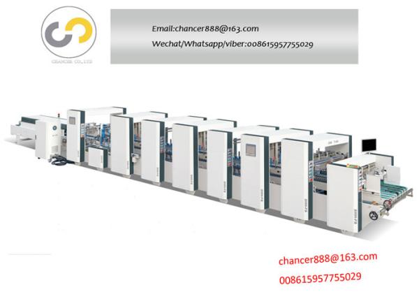 Cheap Automatic  High Speed 4&6 corner folder gluer machine for sale