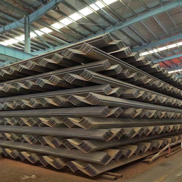 Cheap U Type Hot Rolled Steel Sheet Pile Price Per Ton/Type 3 Type 4 Hot Rolled Steel Sheet Pile for sale