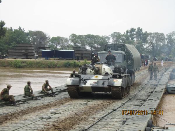 Cheap Axle Load 13t Ribbon Bridge Army Trestle Floating Bridges for sale