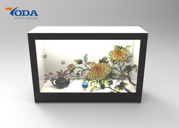 Cheap Windows Transparent LCD Showcase Metal Shell 10 - 90% Working Humidity for sale