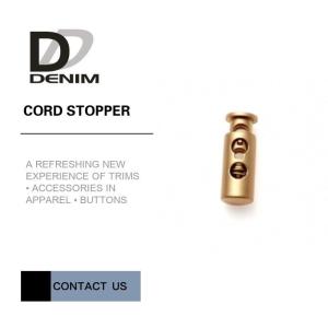 Single Hole, Alloy , Double Hole String Cord Locks,  For Garments,
