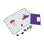Non Toxic Pattern Puzzle Blocks Set Geometric Manipulative Shape Puzzle