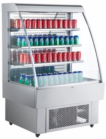 Cheap Vertical 380L Hypermarket Multideck Display Fridge for sale