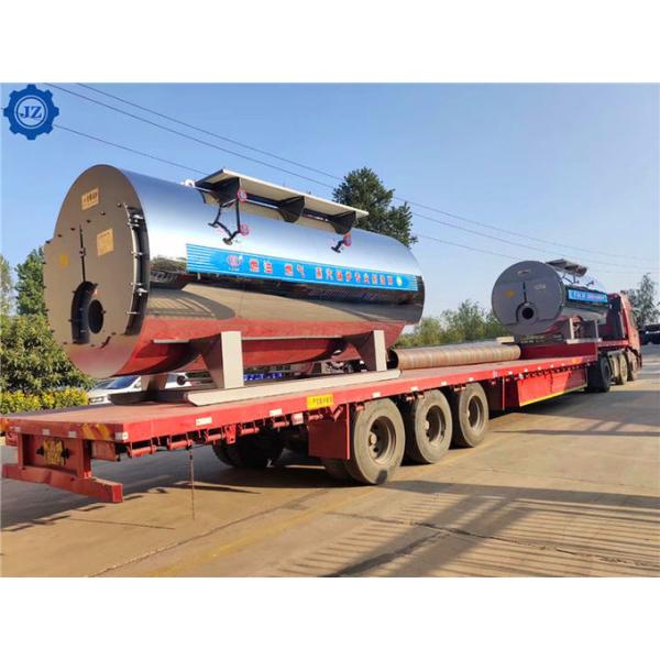 1000 Kg 1 Ton Natural Gas Fired Steam Boilers Horizontal For Food Sterilization