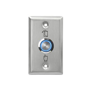 Best HS50L 86*50mm Thin faceplate Stainless Steel Push Button,Output NO/NC/COM,With LED light wholesale
