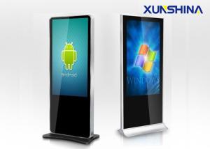 LED Backlight I3 Dual Core Touch Screen Monitor Kiosk With Stand