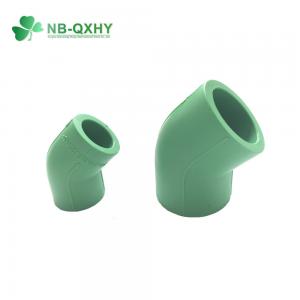 Best Equal Korea Materials PPR Pipe Fittings Standard DIN Hot Water Pn25 Green Pipe Elbow wholesale